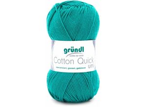 4036014095905 - Gründl Wolle Cotton Quick 50 g uni smaragd Handarbeit