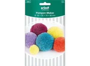 4036014104331 - Gründl - Pompon-Maker ø 35 55 70 90 mm inkl Anleitung Pompon-Maker