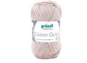 4036014131887 - Wolle Cotton Quick 50 g uni sand Handarbeit - Gründl