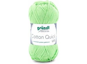 4036014131917 - Wolle Cotton Quick 50 g uni kiwi Wolle - Gründl