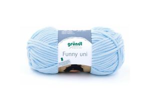 4036014143262 - Wolle Funny uni 100 g pastellblau Wolle - Gründl