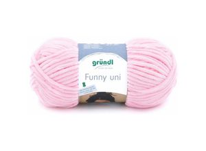 4036014143385 - Wolle Funny uni 100 g pastellrosa Beilaufgarn - Gründl