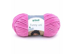 4036014148304 - Wolle Funny uni 100 g fuchsia Handarbeit - Gründl