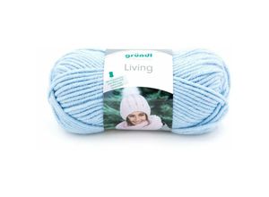 4036014168180 - Wolle Living 100 g blau Handarbeit - Gründl