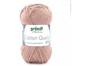 4036014187204 - Wolle Cotton Quick 50 g uni beige Handarbeit - Gründl