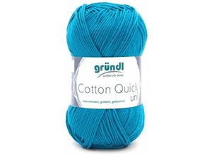 4036014187327 - Wolle Cotton Quick 50 g uni petrol Handarbeit - Gründl