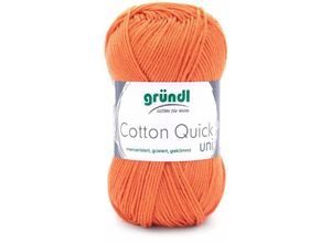 4036014187419 - Wolle Cotton Quick 50 g uni mandarine Handarbeit - Gründl