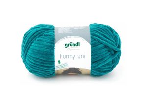 4036014201566 - Gründl Wolle Funny uni 100 g petrol Handarbeit