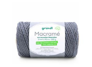 4036014224565 - Macramé grau 330 g Handarbeit - Gründl