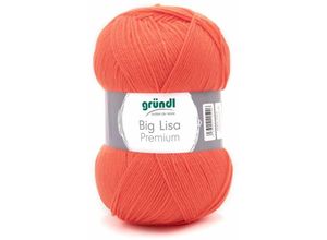 4036014225906 - Wolle Big Lisa Premium uni 250 g orange Handarbeit - Gründl