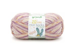 4036014262345 - Sockenwolle Hot Socks 100 g 4-fach blush-pfirsich-creme-meliert Sockenwolle - Gründl