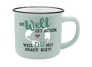 4036018457754 - Becher Die Welt ist schön weil Du mit drauf bist!