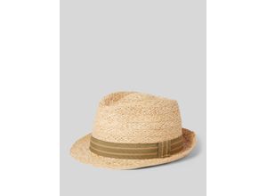 4036034534194 - Strohhut mit kontrastivem Hutband Modell TRILBY