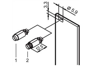 4036088062582 - 21101847 19 Zoll Montagematerial Mehrfarbig