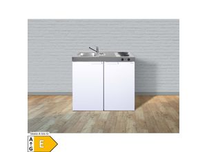 4036089002464 - Stengel Küchen Kitchenline MK 100 weiß - Elektrokochfeld rechts