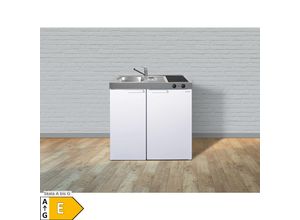 4036089005694 - Stengel Küchen Kitchenline MK 90 weiß - Glaskeramikkochfeld rechts