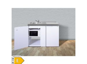 4036089010230 - Stengel Küchen Kitchenline MKM 120 A weiß - ohne Kochfeld rechts Becken links