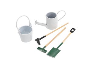 4036159544719 - Miniatur-Set Gartenwerkzeuge aus Metall 5-teilig