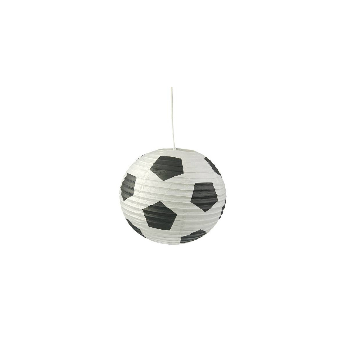 4036239001088 - - Papier Lampenschirm für Fussball-Fans Papier Lampe mit Fussball Motiv ø 40 cm