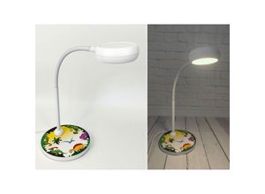 4036239020027 - - Kinder Schreibtischlampe dino mit Flexarm zum lesen Höhe 43cm