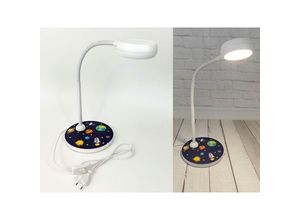 4036239020034 - - Kinder Schreibtischlampe weltall mit Flexarm zum lesen Höhe 43cm