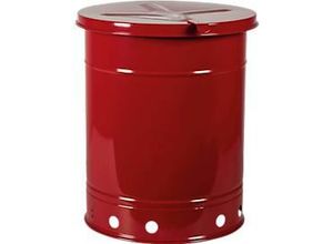4036361013669 - Entsorgungsbehälter Düperthal selbstschließender Deckel Ø 348 x H 458 mm Stahlblech rot