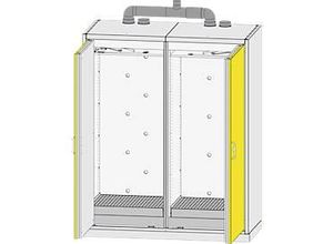 4036361092121 - Sicherheitsschrank zur passiven Fasslagerung H (mm) 2085