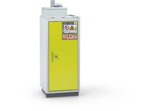 4036361102325 - Sicherheitsschrank zur Lagerung und Ladung von Akkus Batterien einphasig 230V 50Hz max 368kW Lagerbereiche thermisch getrennt mit Backdraftverschuss H (mm) 1385