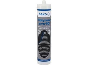 4036421210144 - Polymer pro10 SMP-Universal-Dichtstoff 310ml Kartusche Nass in Nass überlackierbar überstreichbar - Beko