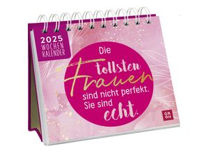 4036442011928 - Mini-Wochenkalender 2025 Die tollsten Frauen sind nicht perfekt sie sind echt