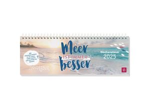 4036442012413 - Tischkalender 2025 quer Meer ist immer besser