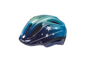 4036638106438 - Kinderhelm MEGGY II TREND Stars Blue Green Glossy