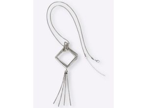 4036673224074 - Kette mit Anhänger HEINE Gr N-Größe Metall silberfarben Damen Halsketten 4036673224074 - Kette mit Anhänger HEINE Gr N-Größe Metall silberfarben Damen Halsketten