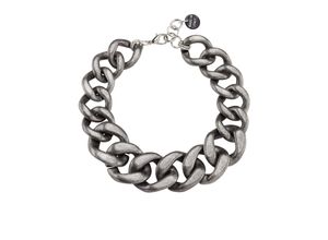 4036673226009 - Collier HEINE Gr N-Größe Kunststoff-Metall silberfarben (altsilberfarben) Damen Halsketten Colliers