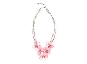 4036673241071 - Kette mit Anhänger COLLEZIONE ALESSANDRO Padma Gr one size Zamak rosa Damen Halsketten Muschel-Blüten