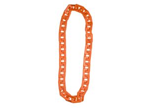 4036673250530 - Lange Kette COLLEZIONE ALESSANDRO Mailand Gr one size Kunstfaser orange Damen Halsketten Polyesterglieder