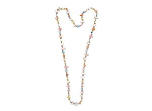 4036673252640 - Lange Kette COLLEZIONE ALESSANDRO Uli Gr one size Zamak bunt (pastell) Damen Halsketten mit hochwertigen Glasperlen