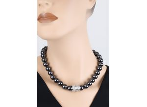 4036673257751 - Kette mit Anhänger COLLEZIONE ALESSANDRO Karlsruhe Gr one size Metall schwarz (hematitefarbig) Damen Halsketten Ketten mit Anhänger Platinlegierung