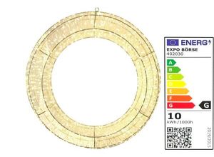 4036812126085 - LED Lichtkranz auf Metallgestell 700 LED?s Ø 38 cm Türkranz Deko Kranz Timer