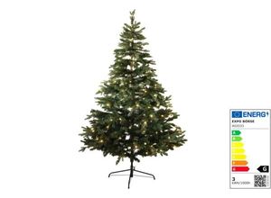 4036812126184 - Premium Kunst Weihnachtsbaum 180 cm grün mit 210 LEDs warmweiß