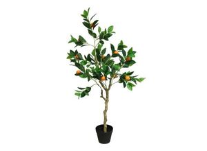 4036812126603 - Deko Kunstpflanze Orangen Mandarinenbaum 120 cm Höhe mit Übertopf