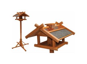 4036812720351 - - Vogelhaus mit Kupferdach und Fuss braun 155 cm Vogel Haus - braun