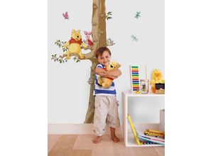 4036834177454 - Wandtattoo KOMAR Wandtattoo - Winnie The Pooh Size Größe 100 x 70 cm Wandtattoos Gr B H 100 cm x 70 cm bunt Wandtattoos und Wandsticker Hochwertige Selbstklebefolie