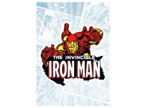 4036834177942 - KOMAR Wandtattoo Iron Man Comic Classic Wandtattoos 50x70 cm (Breite x Höhe) selbstklebendes Wandtattoo Gr B H 50 cm x 70 cm Kinder-Comic bunt Wandtattoos Wandsticker