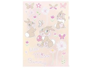 4036834178963 - KOMAR Wandtattoo Little Miss Bunny Wandtattoos 50x70 cm (Breite x Höhe) selbstklebendes Wandtattoo Gr B H 50 cm x 70 cm Kinder-Comic bunt Wandtattoos Wandsticker