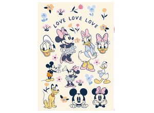 4036834179007 - KOMAR Wandtattoo Love Love Love Wandtattoos 50x70 cm (Breite x Höhe) selbstklebendes Wandtattoo Gr B H 50 cm x 70 cm Kinder-Comic bunt Wandtattoos Wandsticker