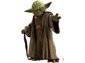 4036834347215 - Wandtattoo Wandtattoo - Star Wars Yoda - Größe 100 x 70 cm (1 St) Künstler Komar braun|bunt|grün