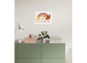 4036834564605 - Leinwandbild »Disney The Lion King Explore the Wild« Disney (1 St) 30 x 40 cm (Breite x Höhe) - Kinderzimmer Dekoration