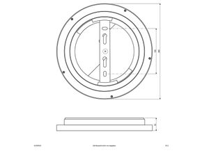 4037293029858 - EVN ALR LED-Panel weiß 12W Ø25cm 4000K