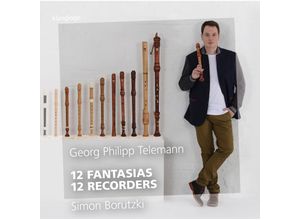 4037408015097 - 12 Fantasias-12 Recorders - Simon Borutzki (CD)